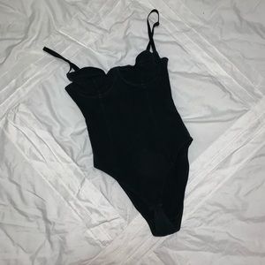 Underwire bustier bodysuit